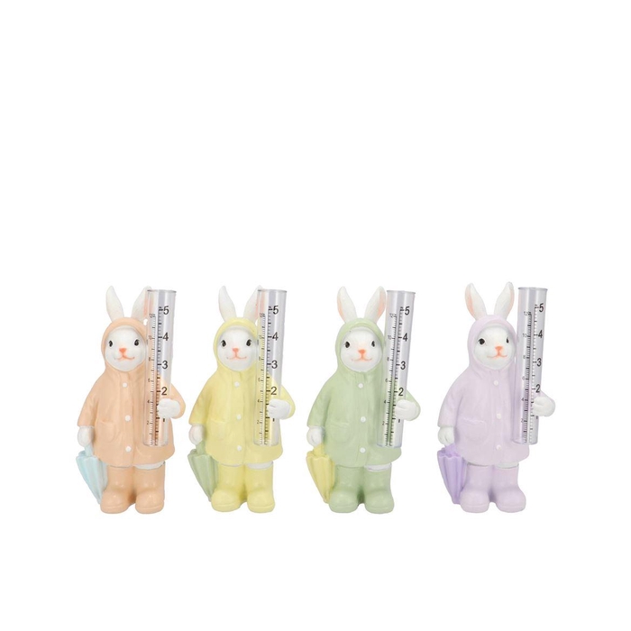 <h4>Easter Ceramic Dreamy Pastel Mix Rain Gauge Ass 11x7x20cm</h4>
