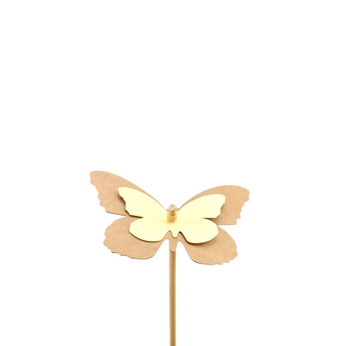 <h4>Bijsteker 12cm Vlinder kraft 7cm</h4>