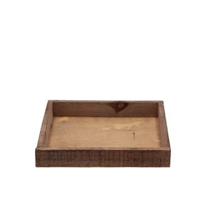 Wood Tray 20x20x3cm