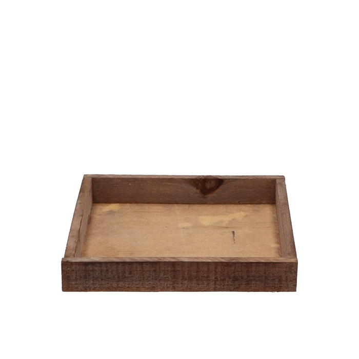 <h4>Wood Tray Grey 20x20x3cm</h4>