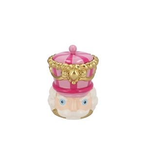 Candy Nutcracker Pink/lila Jar 12x12x15cm Nm