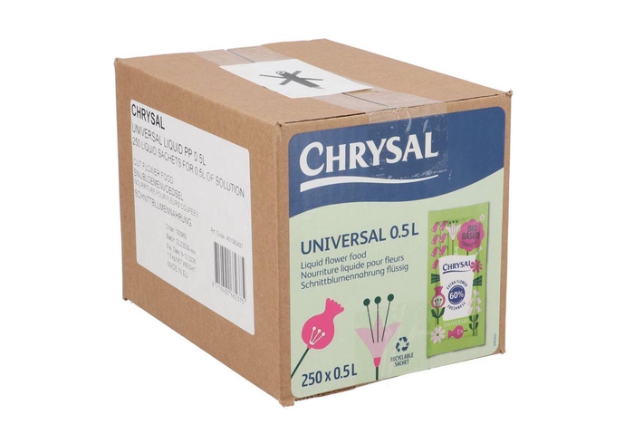 Floristry Chrysal Liquid Sachet 250x0,5ltr