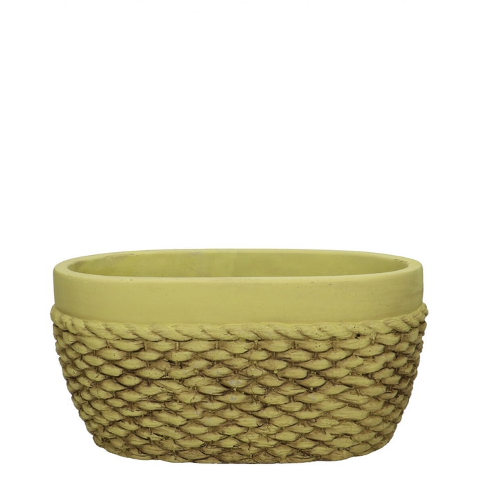 <h4>Ceramics Rope planter 22*14*11cm</h4>