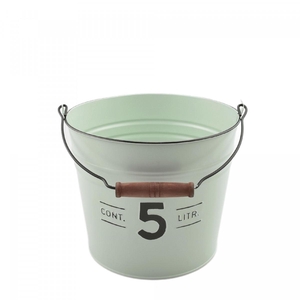 Zinc Aged 5L pot d21*18cm