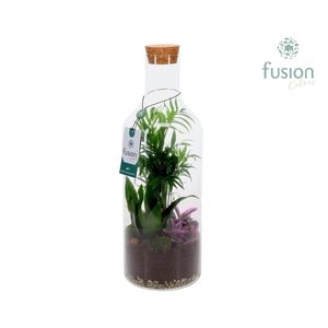 Green Bottle Fles Medium met Arrangement