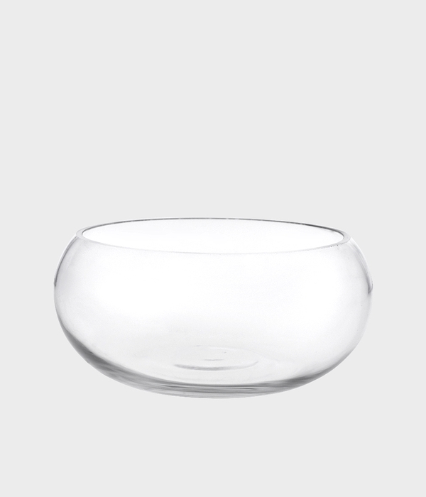 <h4>VASO DE VIDRO TERRARIO (BACIA) TRANSPARENTE 48806-311 IMP</h4>