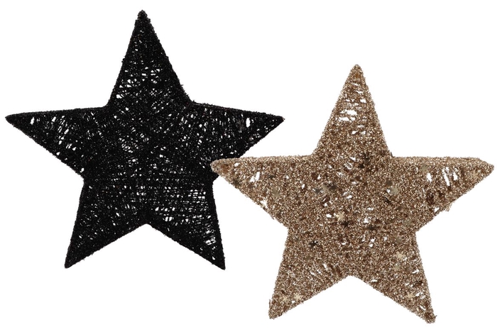 <h4>Sparkle Black/gold "you're A Star" 40led Ass 70x10x70cm</h4>