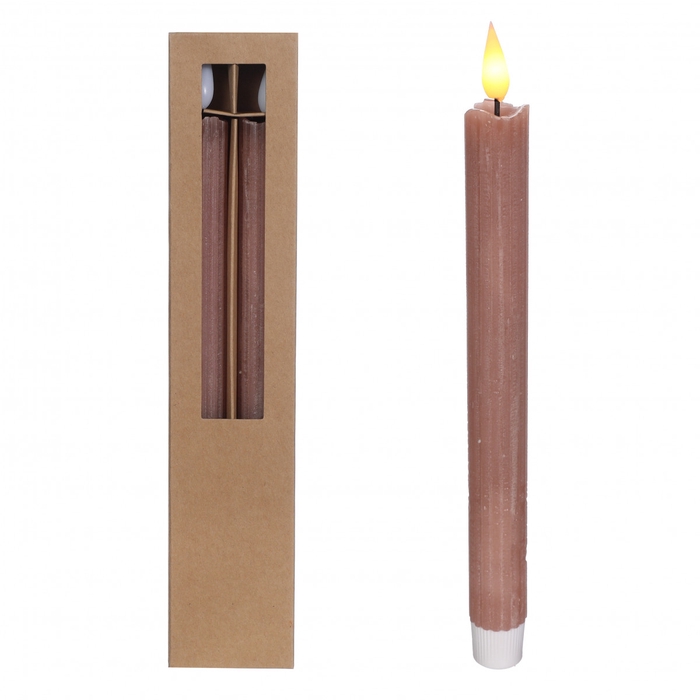 Candle led pencil d2 1 25cm x2 ex aaa