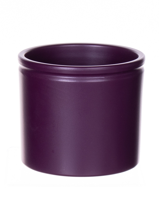 <h4>DF03-885096600 - Pot Lucca1 d27.8xh25.7 aubergine matt</h4>