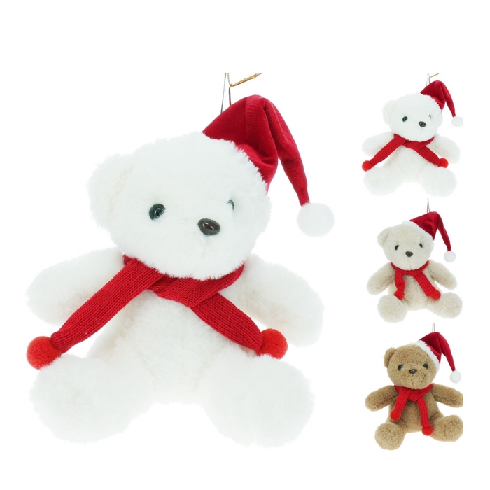 <h4>Kerst Deco figuren pluche 15cm</h4>
