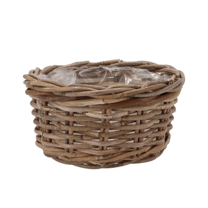 Rattan Kuboo Basket Low 25x13cm