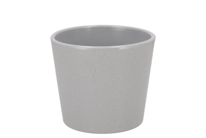Ceramic Grey Stone Pot 13cm