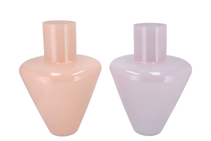 <h4>Beau Pink Arrow Vase Ass 29x29x40cm</h4>