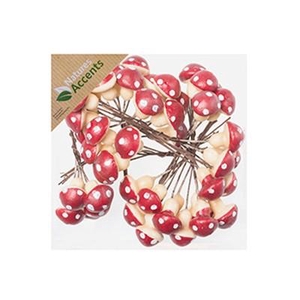 Autumn Mushrooms/wire d2cm x48