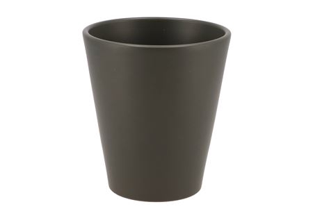 <h4>Ceramic Dark Green Pot Orchid 15cm Nm</h4>