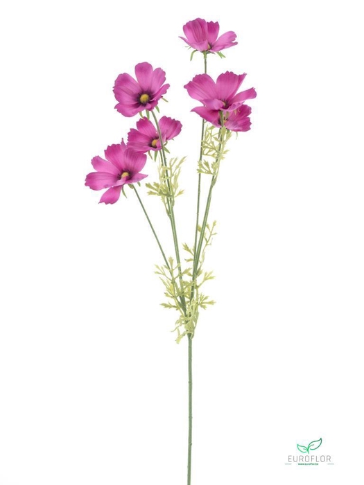 SILK FLOWERS - COSMOS SPRAY AEROSOL OLD PINK 79CM