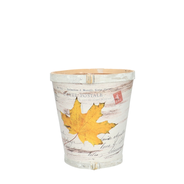 <h4>Hout Leaf pot d13*14cm</h4>