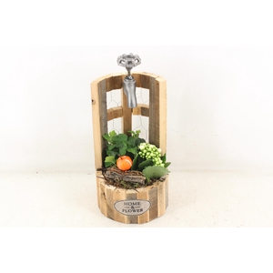 arr2 TD - Hout waterput - wit