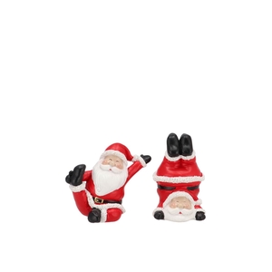 Belly Jolly Red Santa Claus Gym 9x7x8cm