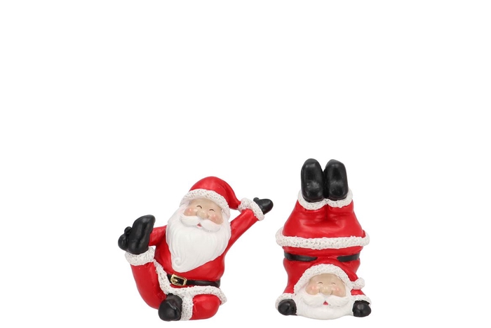 <h4>Belly Jolly Red Santa Claus Gym 9x7x8cm</h4>