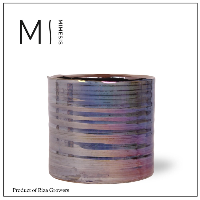 <h4>Mimesis Pottery Ceramic Didi Pearl Purple - 17cm</h4>