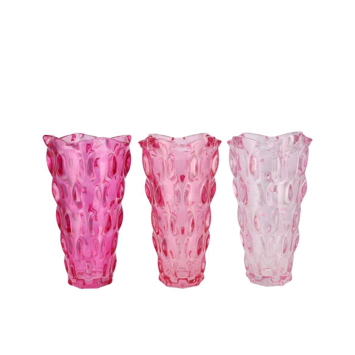 <h4>Jazz Jolly Pink Vase Ass 16x28cm</h4>