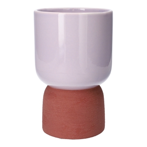 DF03-720460204 - Pot Dublo d7.5xh10 lilac/terra