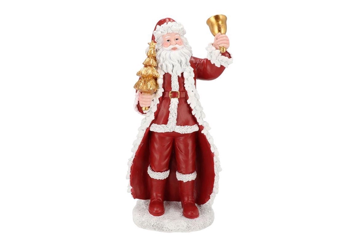 <h4>Lesly Red Santa Claus Deco 19x16x37cm</h4>