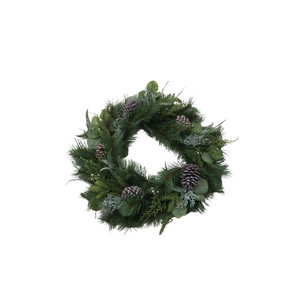 Wreath Mixed Cedar Pine Cones KR220007GRN