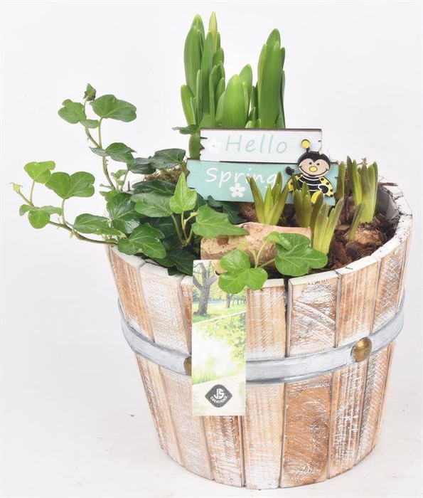 <h4>Hout emmer 18cm</h4>