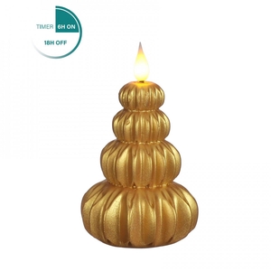 LED kaars boom wax 7*12cm