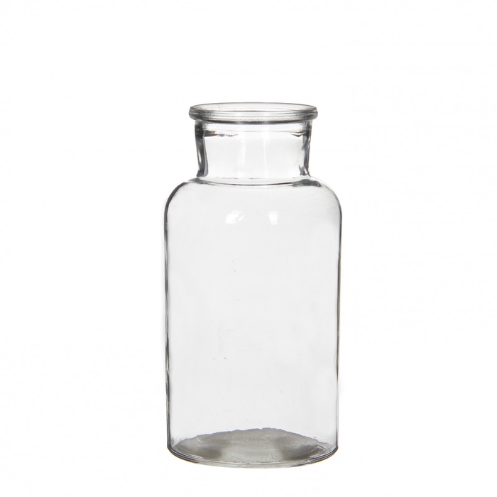 Glass medicine bottle d08 16cm