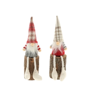 Kerst Deco gnoom Olle d06*20cm