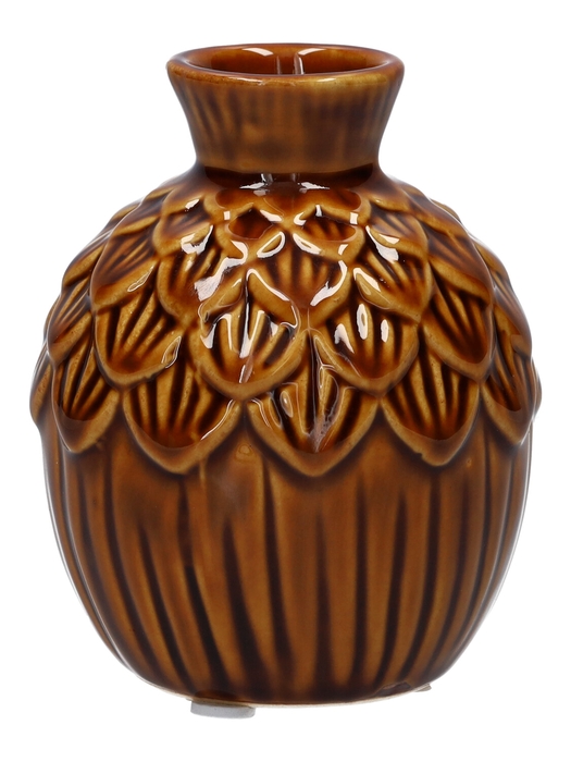 <h4>DF03-751623500 - Botlle Felix d3.5/8xh9.5 brown</h4>