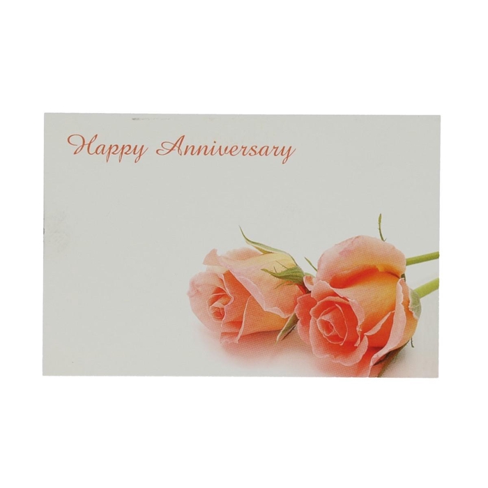 <h4>Kaart 9*6cm x50 Happy Anniv.</h4>