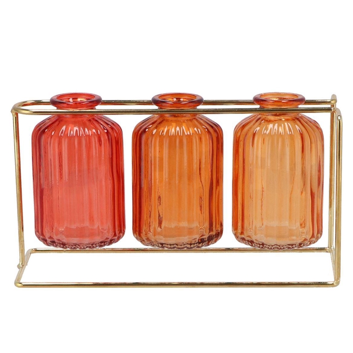 <h4>Karakum Coral Sunset Rack Gold 22x8x12cm</h4>