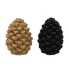 Jingle Gold/black Pinecone Ass 9x9x13cm Nm