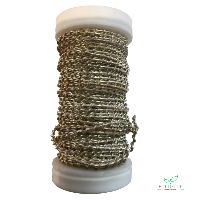 WIKKELDRAAD TWO TONE - ZILVER rond ZILVER -