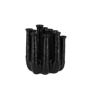 Inga Jahra Black Vase Tube 20x16x24cm Nm