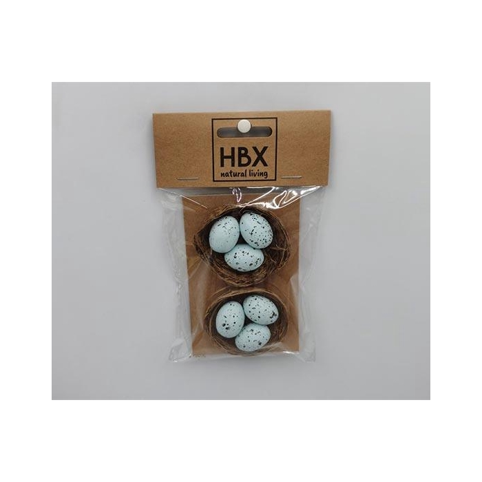 <h4>Birdsnest With Egg 2 Pcs L10W16H2</h4>