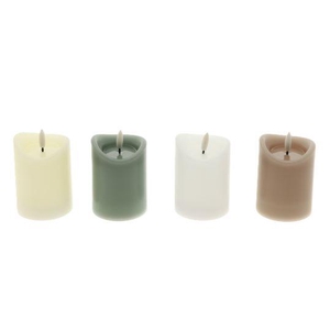 Candle Wavetop LED Timer 4Ass H10D7