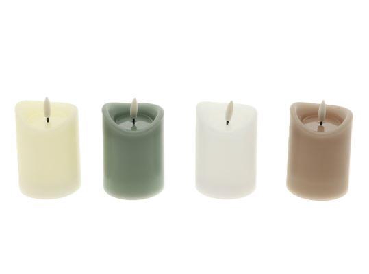 Candle Wavetop LED Timer 4Ass H10D7