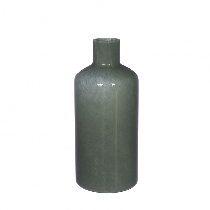 Glass vase lupin d2/11 25cm