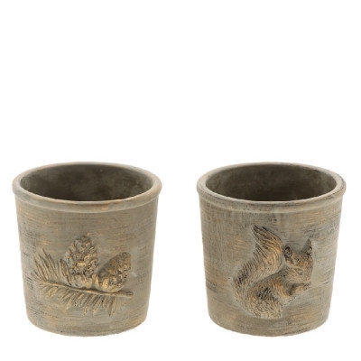 Herfst Minka pot d14.5*13cm