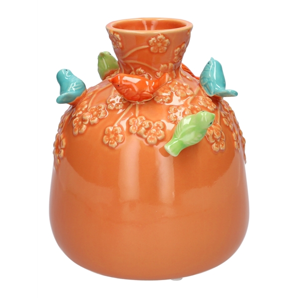 <h4>Bottle Birds d8\\19xh22.5 orange</h4>