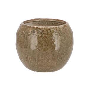 Iron Stone Sand Ball Pot 24x24x16cm
