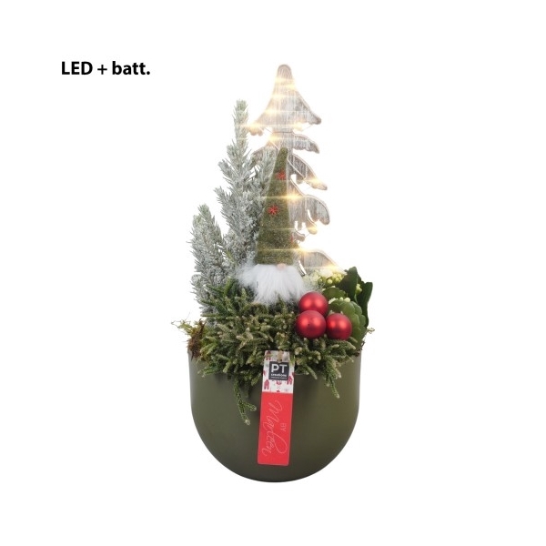 <h4>BMCE3207 Arrangement By Marleen Christmas Exclusives in keramiek pot</h4>