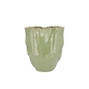 Lima Pistache Vase Oval Double 24x13x26cm Nm
