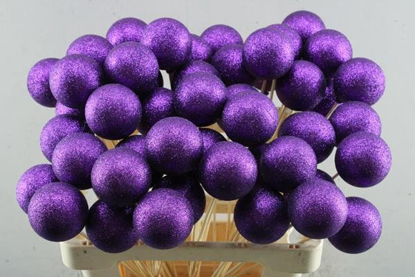 <h4>Droog X-mas Bal Paars+glitter</h4>