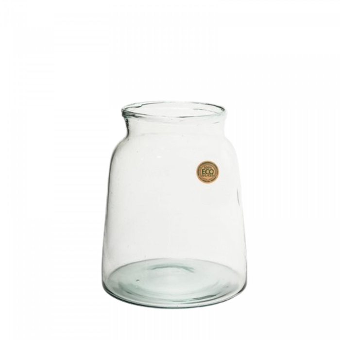 <h4>Glas Vaas Eco Eddy d12/19*22cm</h4>